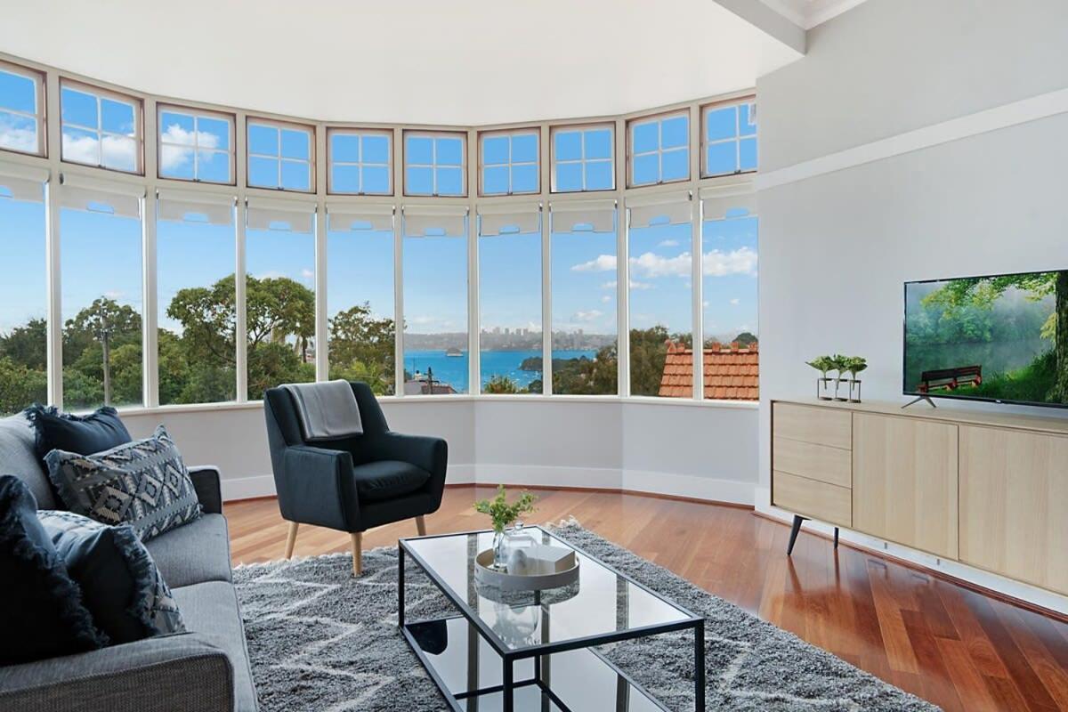 Huge Harbour View Apartment In Historic Home Cité de Cité de Sydney Extérieur photo